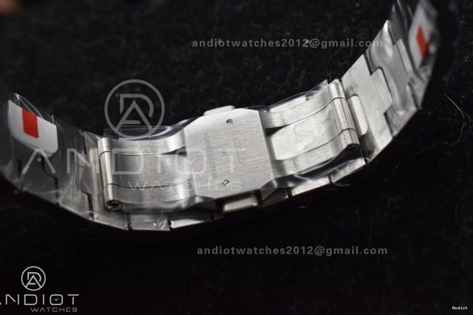 Bezel 9015 BVF Santos de SS 1:1 SS Gray Best Dial Edition Bracelet 40mm Black MIYOTA Cartier on 0303